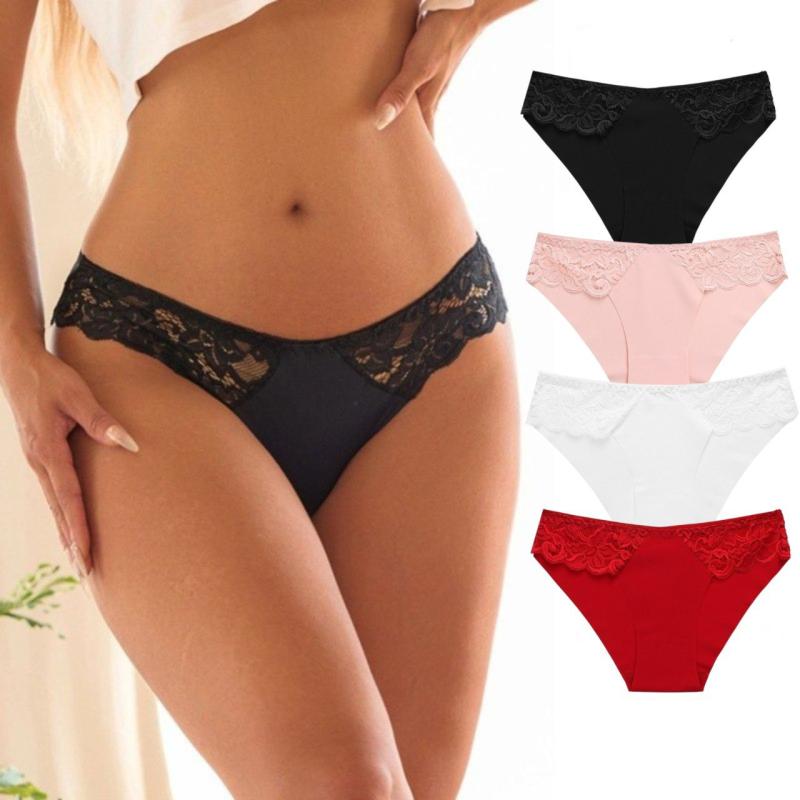 Женские бесшовные трусы 4шт.