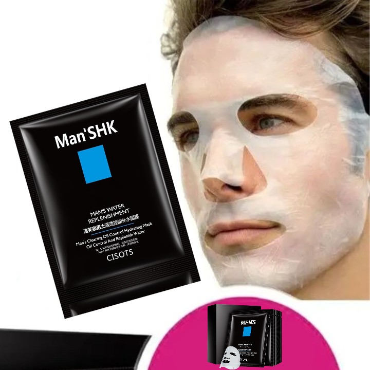 Маска для мужчин CSOTS Oil Control, освежающая.