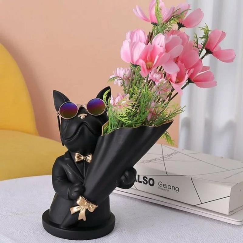 Статуэтка Бульдог-ваза