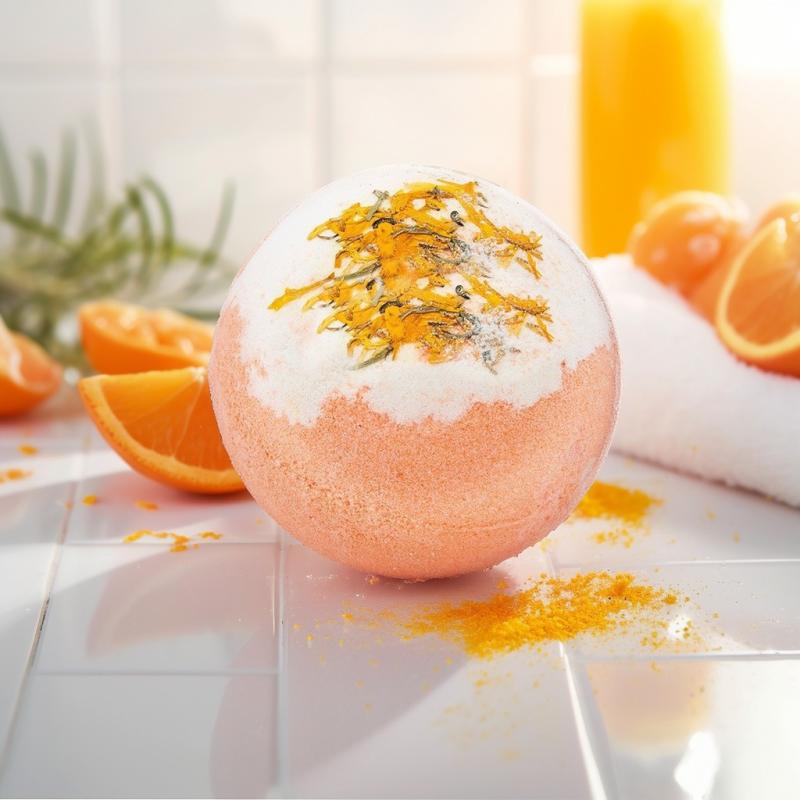 Шарик для ванны с ароматом Сочного Апельсина