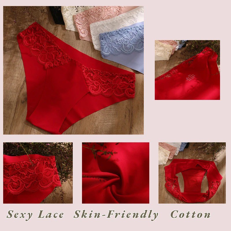 Женские бесшовные трусы 4шт.