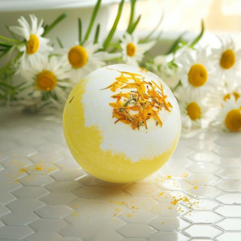 Шарик для ванны с ароматом Ромашки