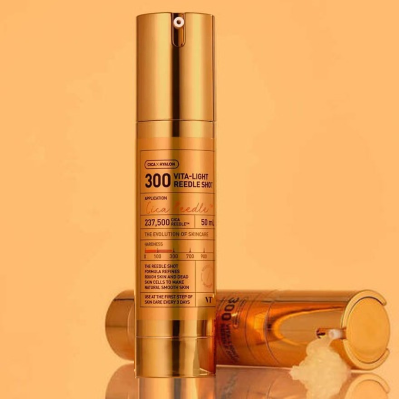 VT Cosmetics Инновационное средство с микроиглами для глубокого улучшения текстуры кожи Cosmetics Pro Cica Reddle Shot Brightening Vitamin C 300 Stick, 50мл