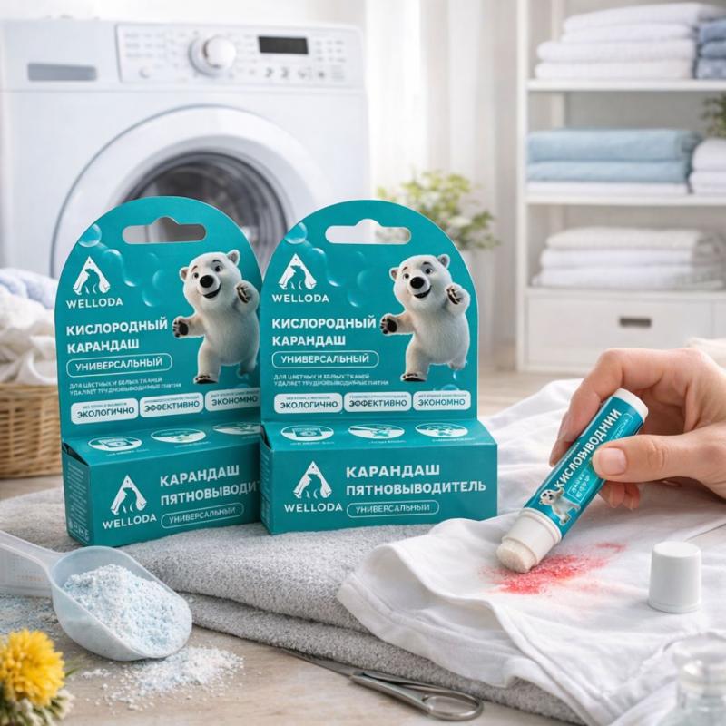 Карандаш-пятновыводитель WELLODA