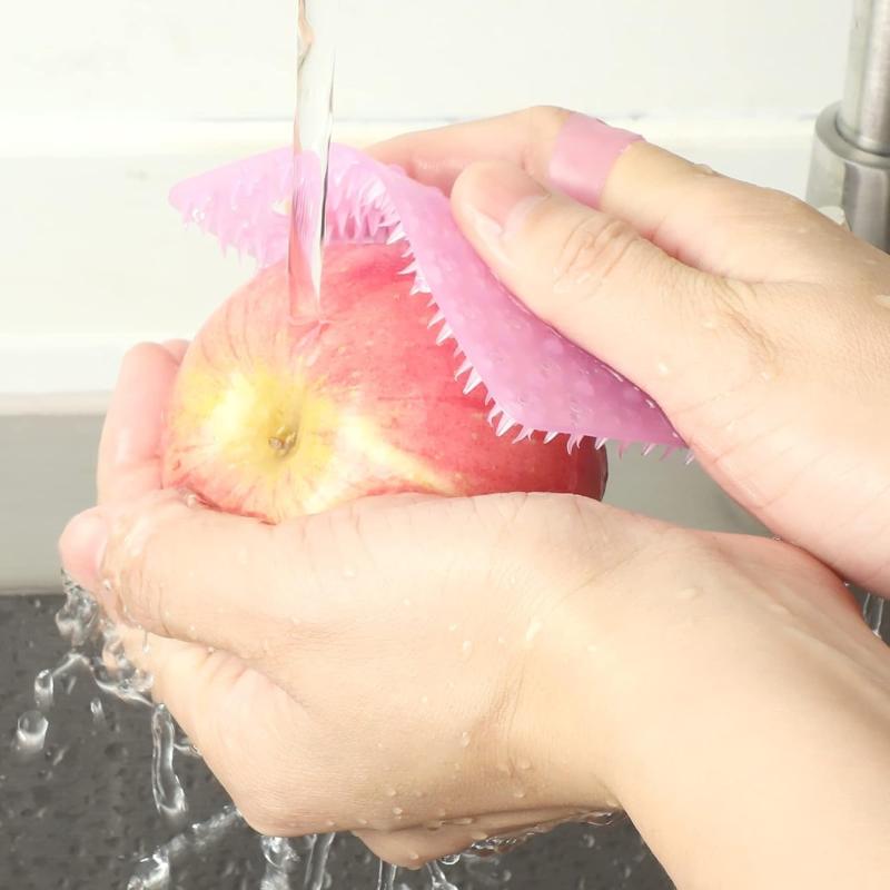 Силиконовая щетка для чистки фруктов и овощей