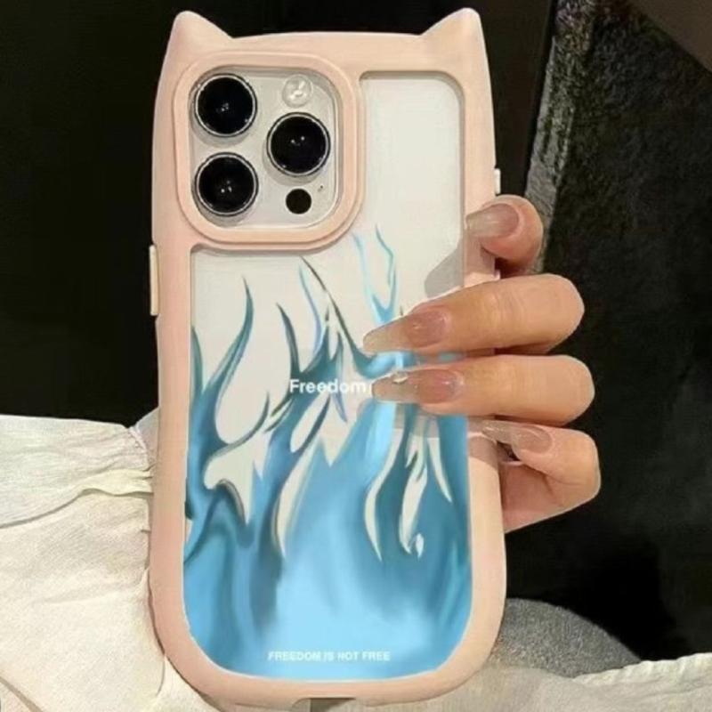 Милый чехол для телефона в форме кошачьих ушей 3D для iPhone 11 Pro