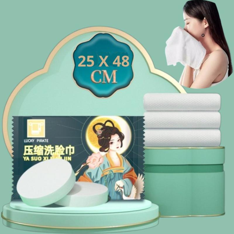 Салфетки прессованные в таблетках