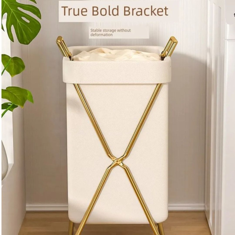 Корзина для белья без крышки WASHDAY,  с двумя подвесными корзинами