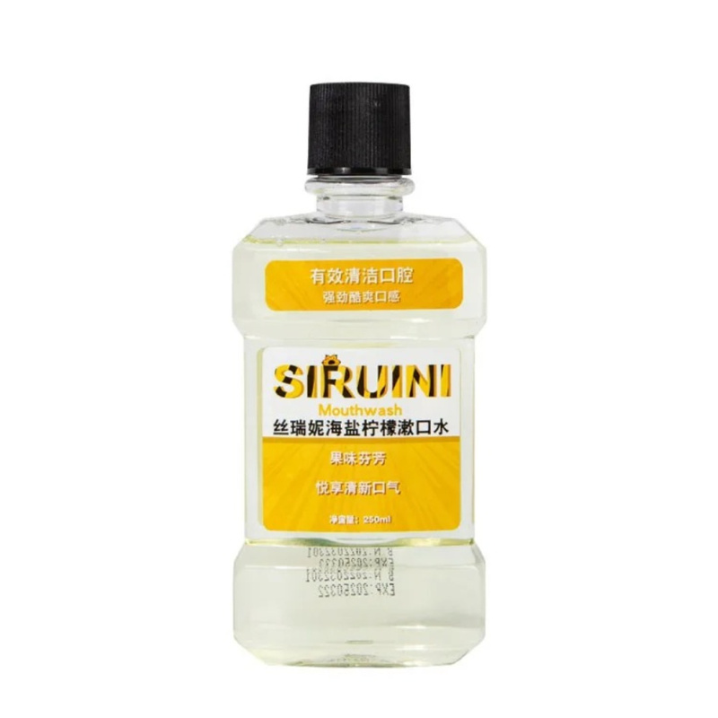 SIRUINI Oполаскиватель для рта с запахом Лимонa+морская соль #2096