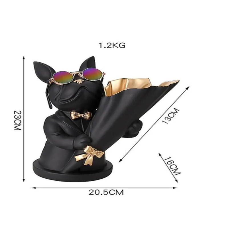 Статуэтка Бульдог-ваза