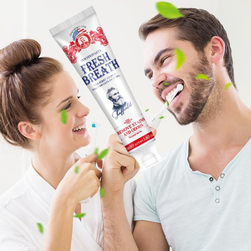 SHEFFIELD Зубная паста против налета , Fresh Breath 75 мл