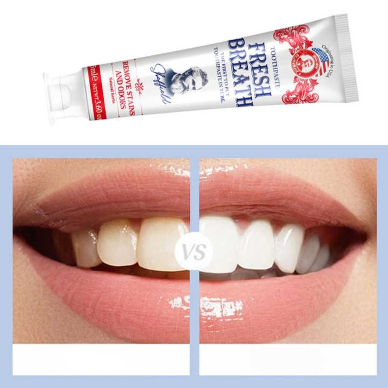 SHEFFIELD Зубная паста против налета , Fresh Breath 75 мл