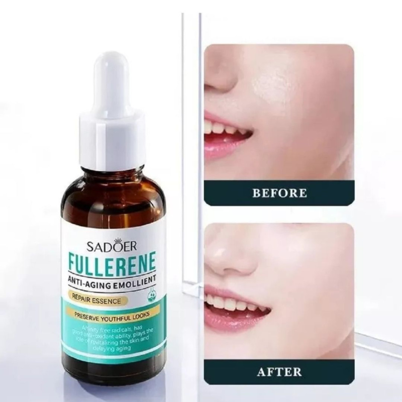 SADOER Восстанавливающая антивозрастная сыворотка для лица с фуллероном