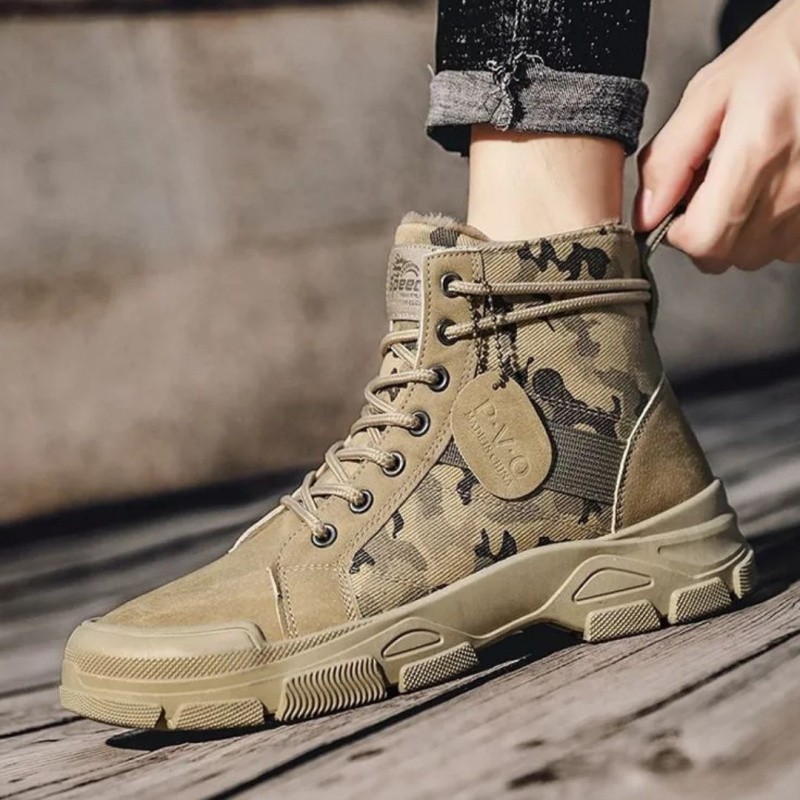 Тактические ботинки с камуфляжным исполнением Размер:46