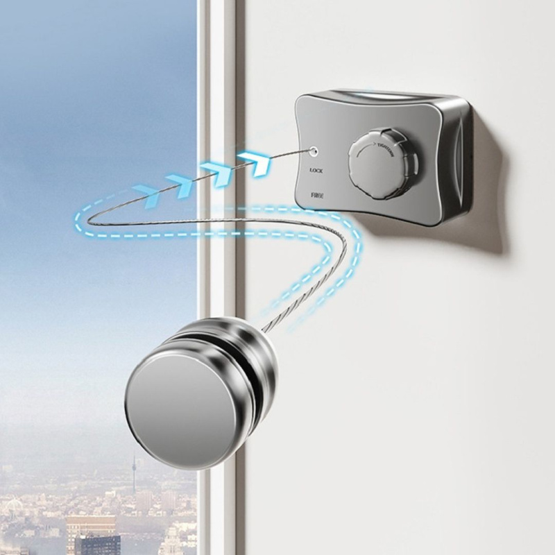 Веревка бельевая с металлической жилой, 5 м