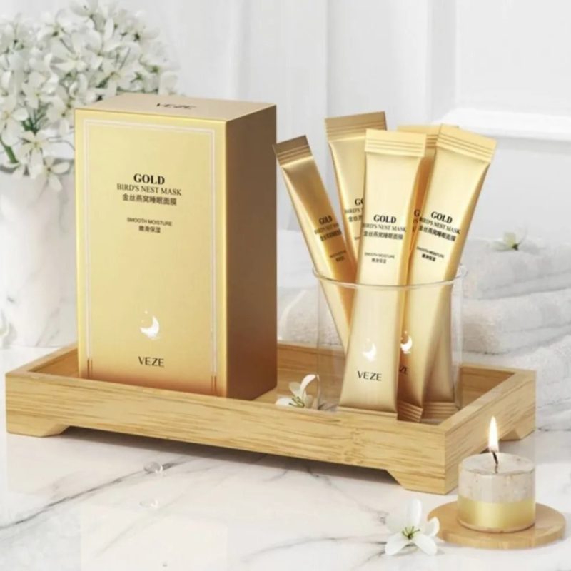 VEZE Набор увлажняющих косметических масок для лица с экстрактом ласточкиного гнезда