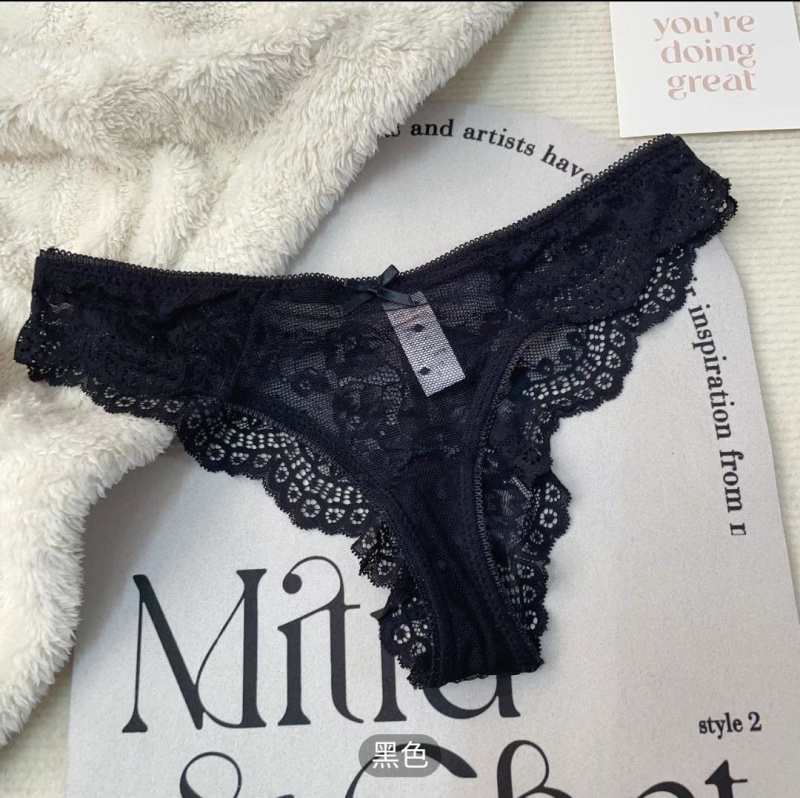 Женские кружевные трусики - стринги 3шт.