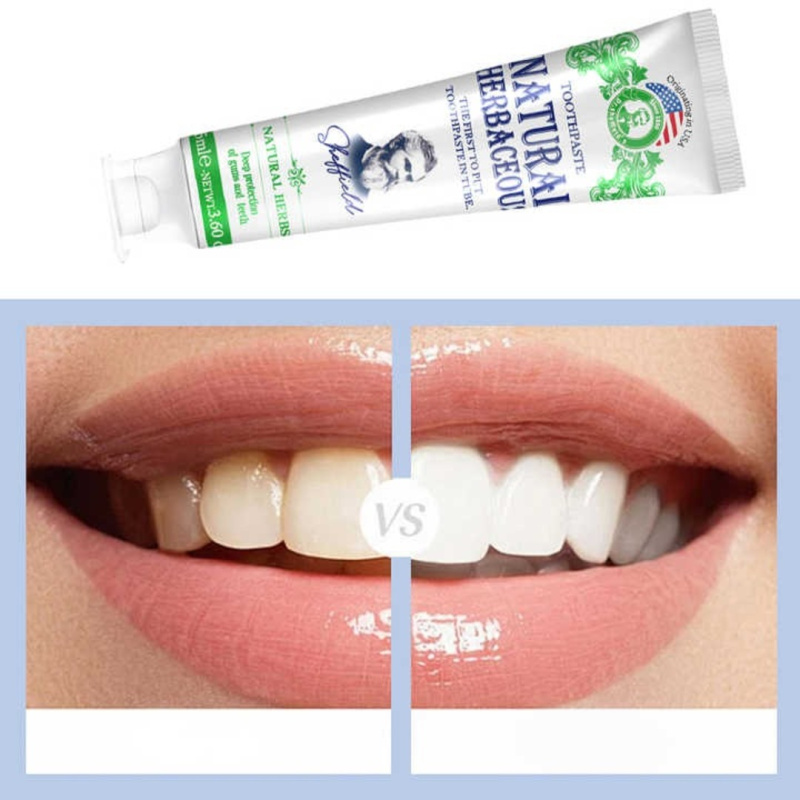 SHEFFIELD  Зубная паста против кариеса , Natural Herbaceous 75 мл