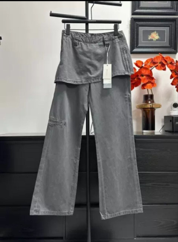 Женские джинсовые брюки с высокой посадкой,3XL