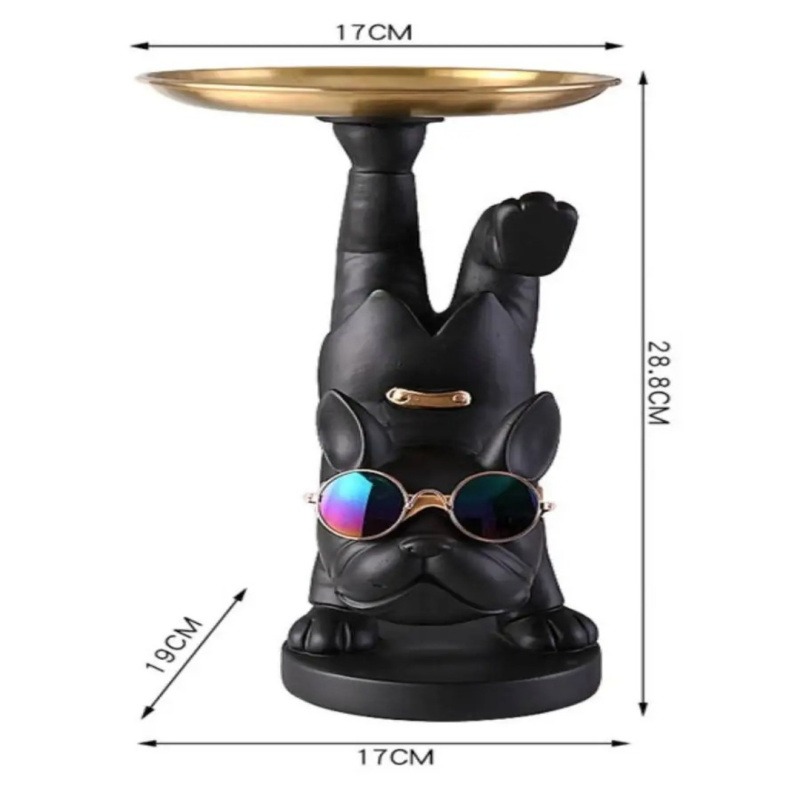 Статуэтка Бульдог-конфетница